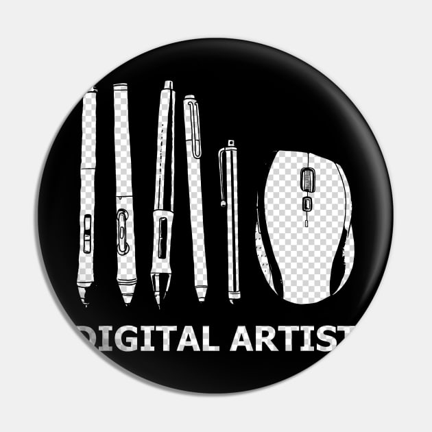 Digital Artist Pin by eranfowler