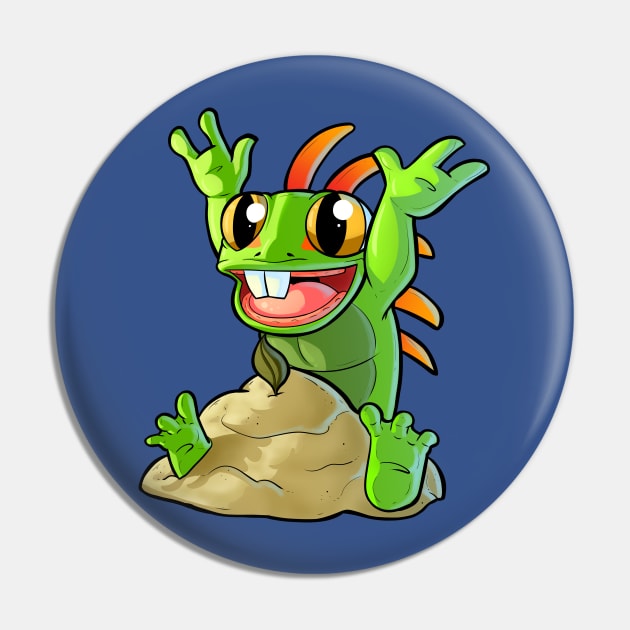 Happy Beach Murloc Pin by JenEric Eric