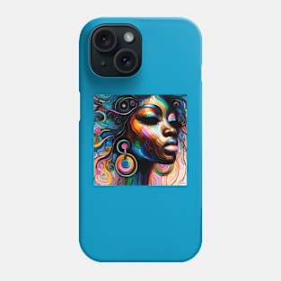 Abstract face painting #2. By Charlotte VanRoss (cvanross) Phone Case