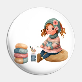 Knitting Nora Pin