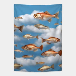 Raining Fish Tapestry