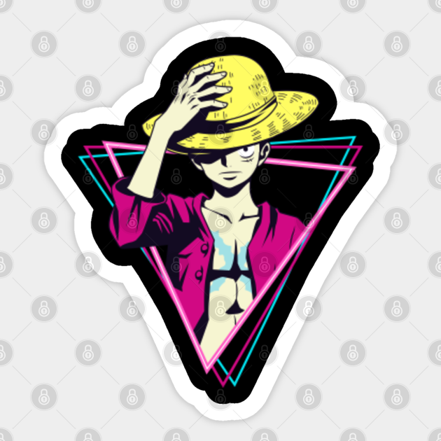 One Piece Anime Strawhat Monkey D Luffy Monkey D Luffy Sticker Teepublic