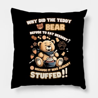 Teddy’s Sweet Conundrum Pillow