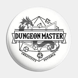 Dungeon Master (Black) Pin