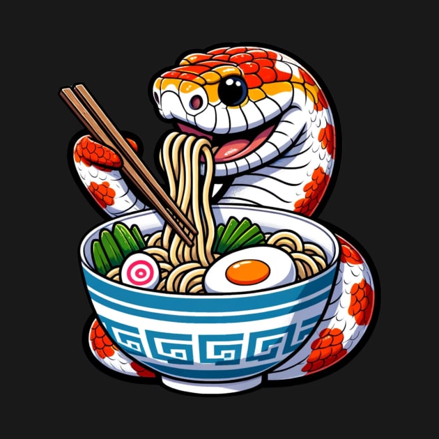 Corn Snake Ramen Kawaii, Cute Snake Reptile Lover by ThatVibe