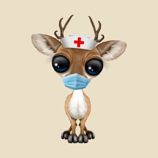 Cute Baby Deer Nurse T-Shirt