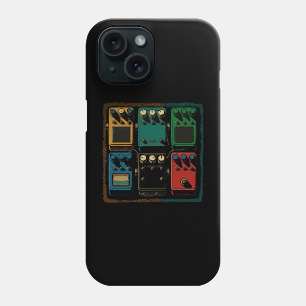 Guitar FX Pedal Board Phone Case by DankFutura