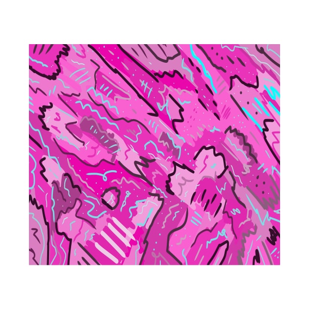 Pink! Fun in Abstract by DanielleGensler