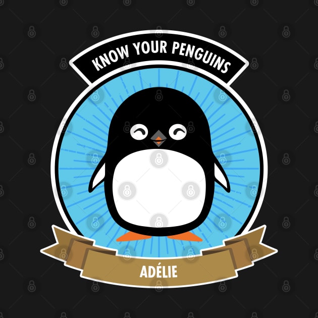 Adélie Penguin - Know Your Penguins by Peppermint Narwhal