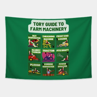 UK Politics - Tory Guide To Farm Machinery Tapestry