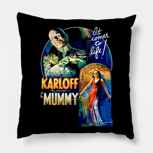 The Mummy Classic Movie Boris Karloff Pillow