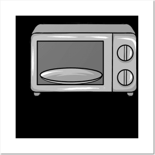 Microwave Cute Appliance Pun Art Print