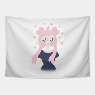 Cherry Blossom Girl Tapestry