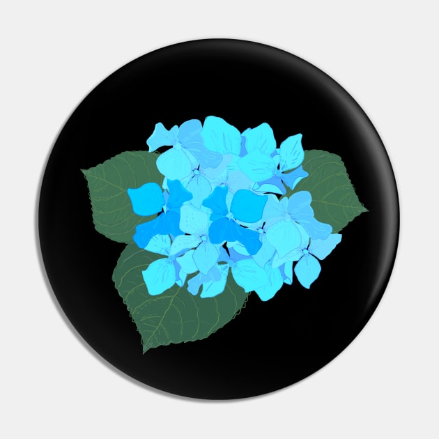 Hydrangea Pin by GULSENGUNEL