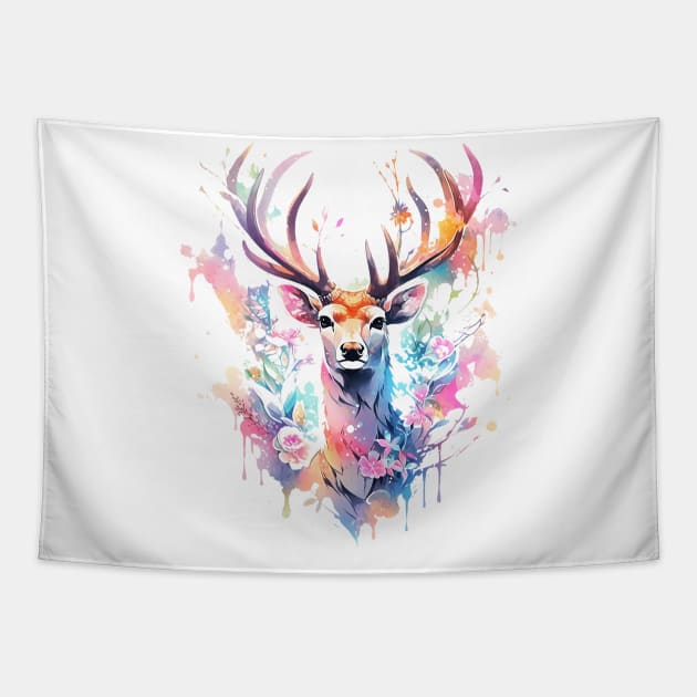 deer Tapestry by dorapeterx