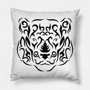 Tiger in tribal style Pillow