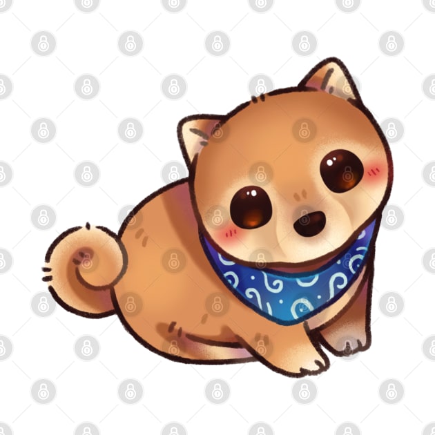 Smol Shiba by Riacchie Illustrations