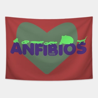 ♥ Anfibios Tapestry