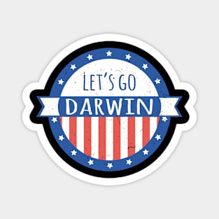 Let's Go Darwin Magnet