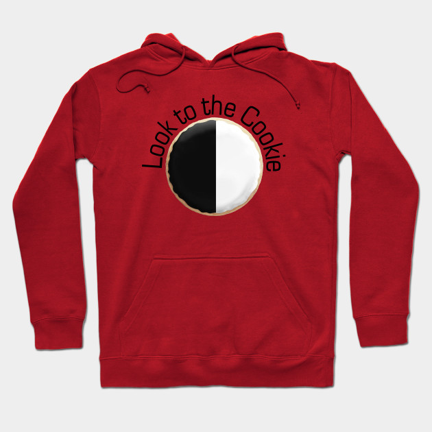 red and black cookies hoodie