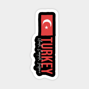 Turkey Olympics 2024 Magnet