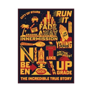 The Incredible True Story Poster (Tracklist) - Logic T-Shirt