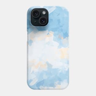 Clear Blue Sky Abstract Painting Phone Case