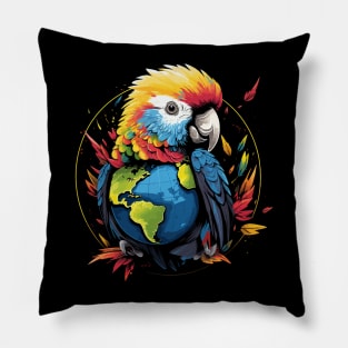 Cockatoo Earth Day Pillow