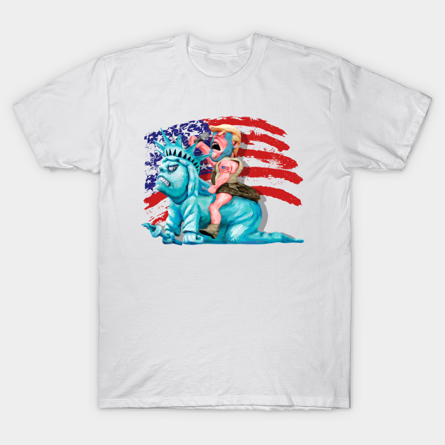 Discover Liberty is in my control Parody caricature - Donald Trump - T-Shirt
