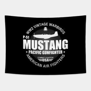 P-51 Mustang Tapestry