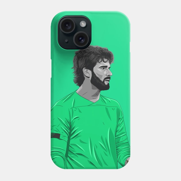 Alisson Becker LFC Phone Case by Ades_194