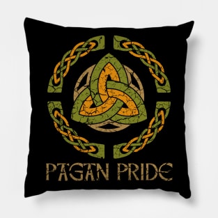 Circular Border Triquetra Pillow