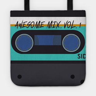 Awesome Mixtape Vol. 1 Retro Vintage Cassette Tape Tote