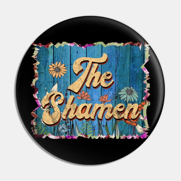 Vintage Shamen Name Flowers Limited Edition Classic Styles Pin by BilodeauBlue