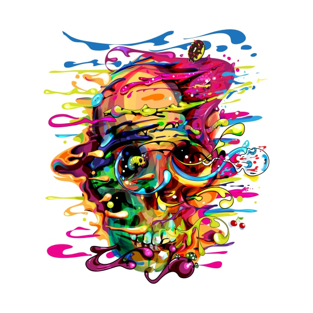 psycho skull by bboypion