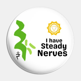 Steady Nerves & Solar Chakra Pin