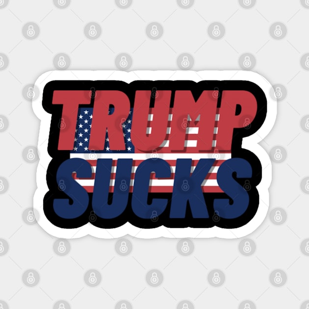 Trump Sucks Magnet by 9 Turtles Project