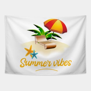 Summer Vibes - Summer Chilling - Beach Vibes Tapestry