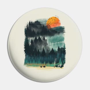 Wilderness Camp Pin