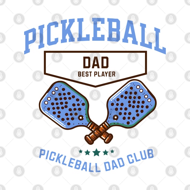 pickleball dad by Groovy Dreams