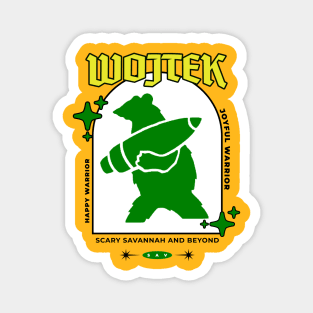 Wojtek - The Happy Bear Warrior Magnet