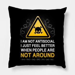 Not Around Pillow