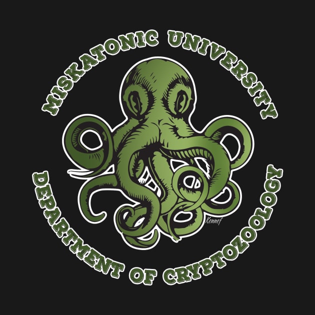 Cthulhu Tee- Cryptozoology Dept. by KennefRiggles