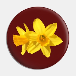 Little Yellow Daffodils Pin