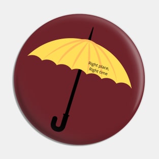 yellow umbrella Pin