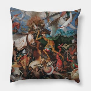 The Fall of the Rebel Angels by Pieter Bruegel the Elder Pillow