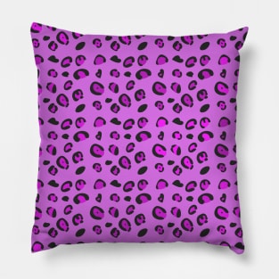 Magenta Spotted Cheetah/Leopard Print Pillow