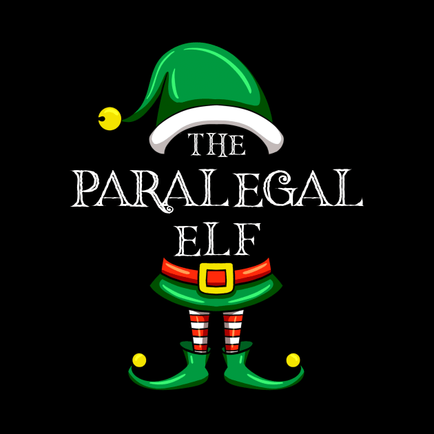 The Paralegal Elf Matching Family Christmas Pajama by Maica