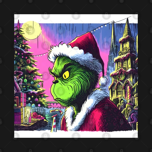 Whimsical Holidays: Grinch-Inspired Artwork and Festive Delights by insaneLEDP