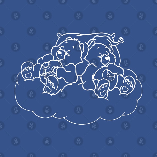 sleeping twin bears by SDWTSpodcast